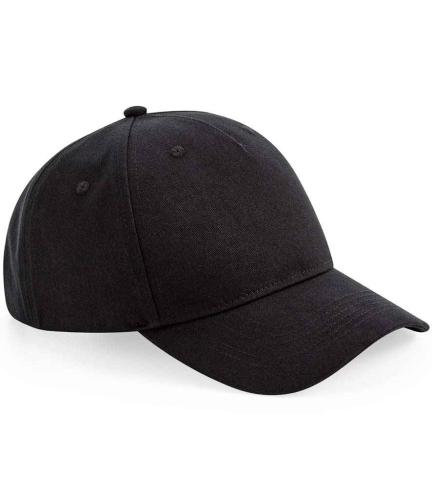 Beechfield Organic Cotton 5 Panel Cap - BLK - ONE